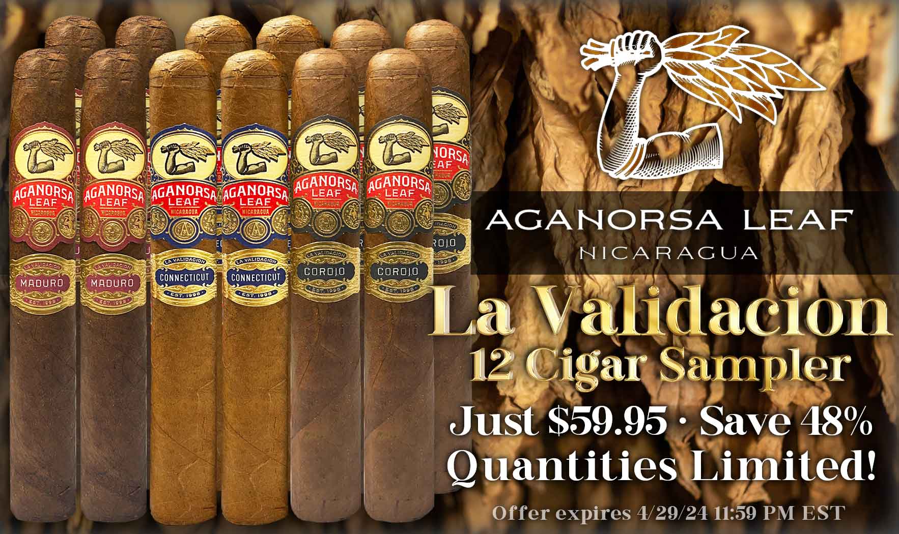 Aganorsa Validacion 12-Cigar Sampler