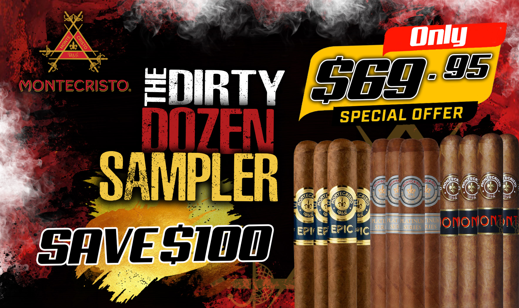 Montecristo Dirty Dozen Sampler