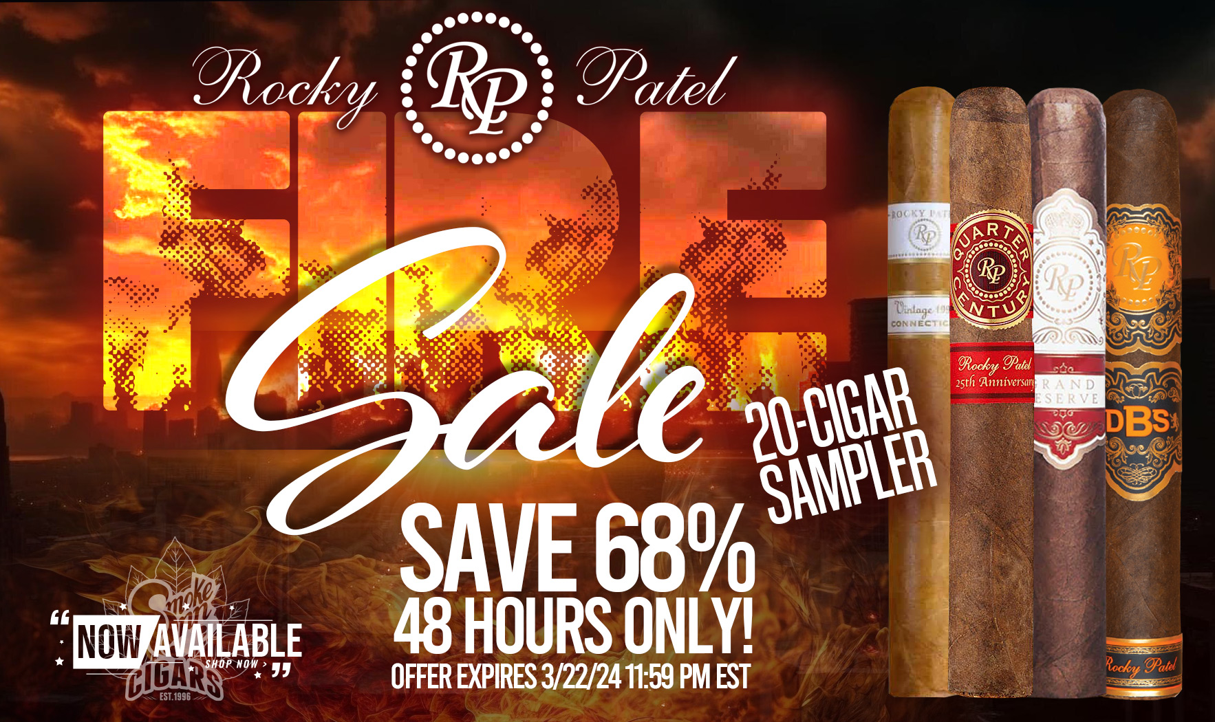 Rocky Patel Fire Sale - 20 Cigar Sampler