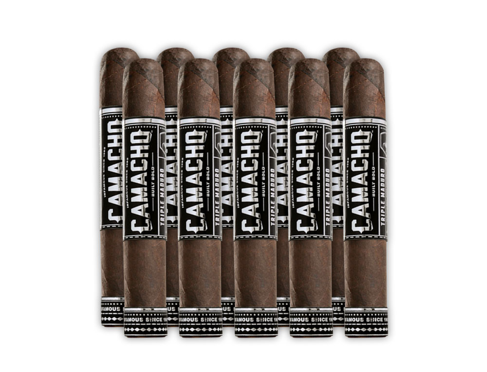 Camacho Tripe Maduro Robusto 10-Pack