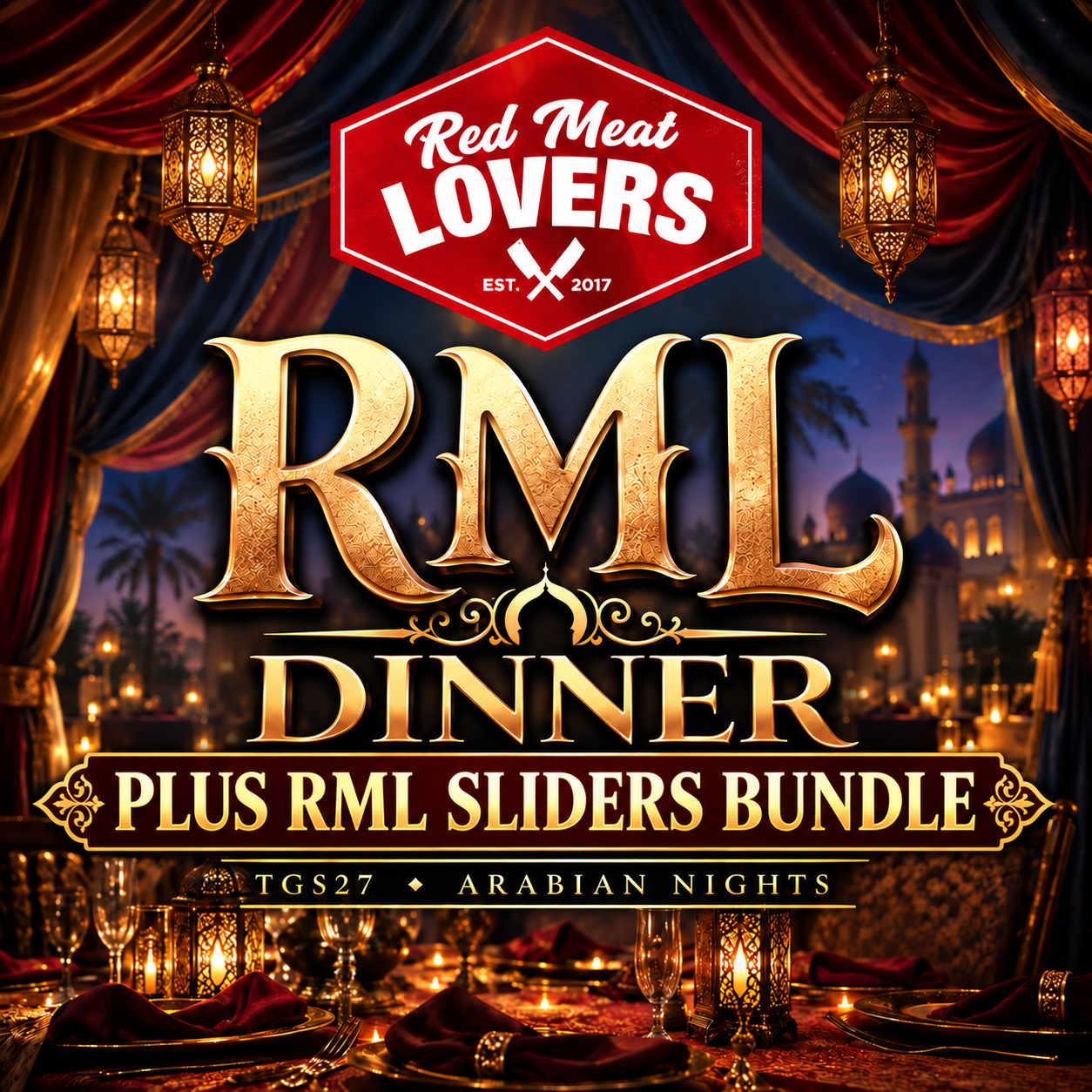 RMLC Pre-Event Dinner 2027 + RML Sliders Bundle - IN PERSON 