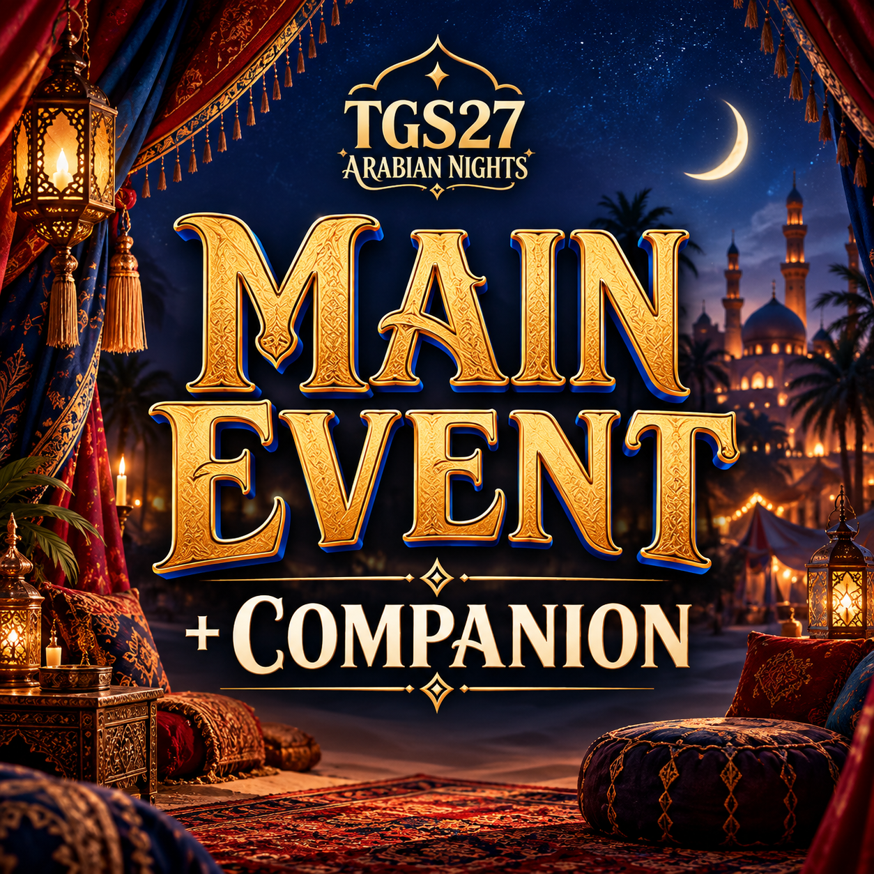Main Event + Companion Ticket 2027 - IN PERSON