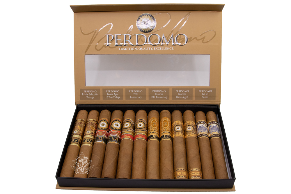 Perdomo Connoisseur Collection Connecticut Epicure 12 Count Sampler