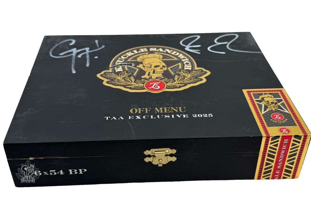 Espinosa Knuckle Sandwich Off Menu TAA 2025 Toro - AUTOGRAPHED