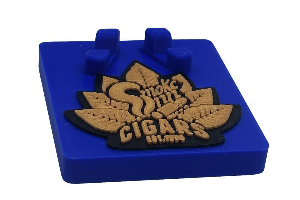 Smoke Inn Challenge Coin Holder - Blue