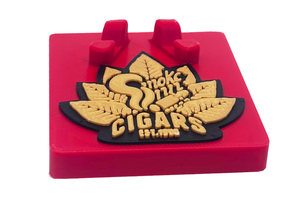 Smoke Inn Challenge Coin Holder - Red