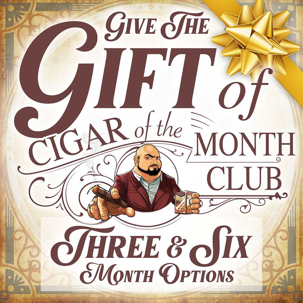 Cigar of the Month Club Gift - 3 Months Cigar of the Month Club Gift - 3 Months