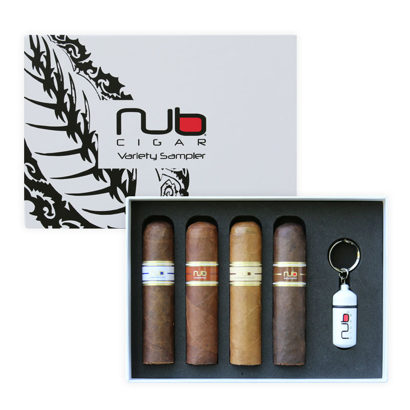 Nub 4 Cigar Sampler with Punch Cutter