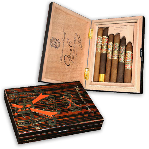 Arturo Fuente Opus X 6 2019 Humidor Set - Blue Humidor Arturo Fuente Opus X 6 2019 Humidor Set - Blue Humidor