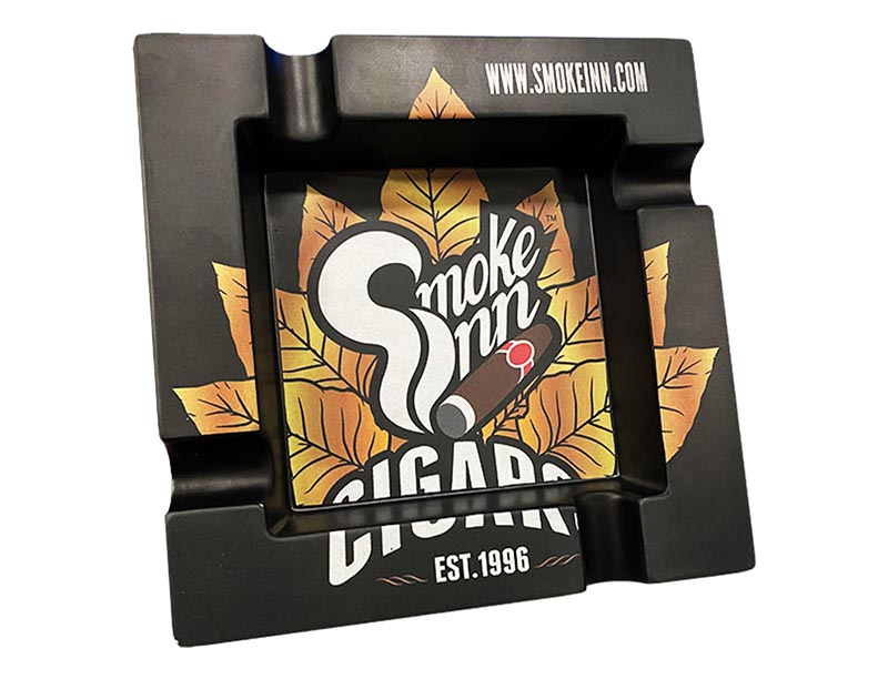 Smoke Inn Leaf Logo Ashtray