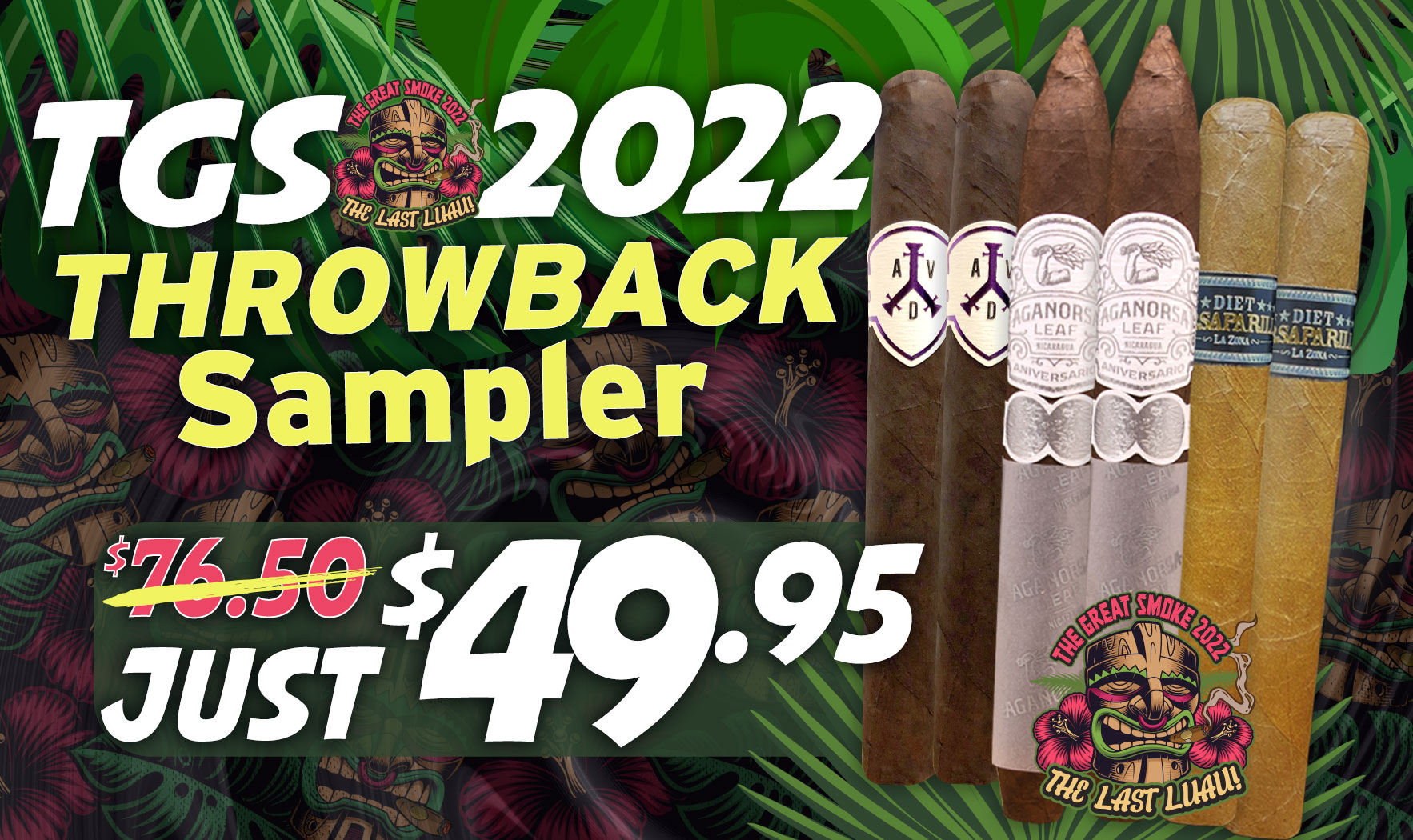 TGS 2022 Throwback Sampler - 6 Cigars