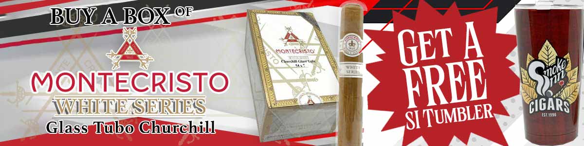 Montecristo White Label Churchill Glass Tube SI Exclusive Promo