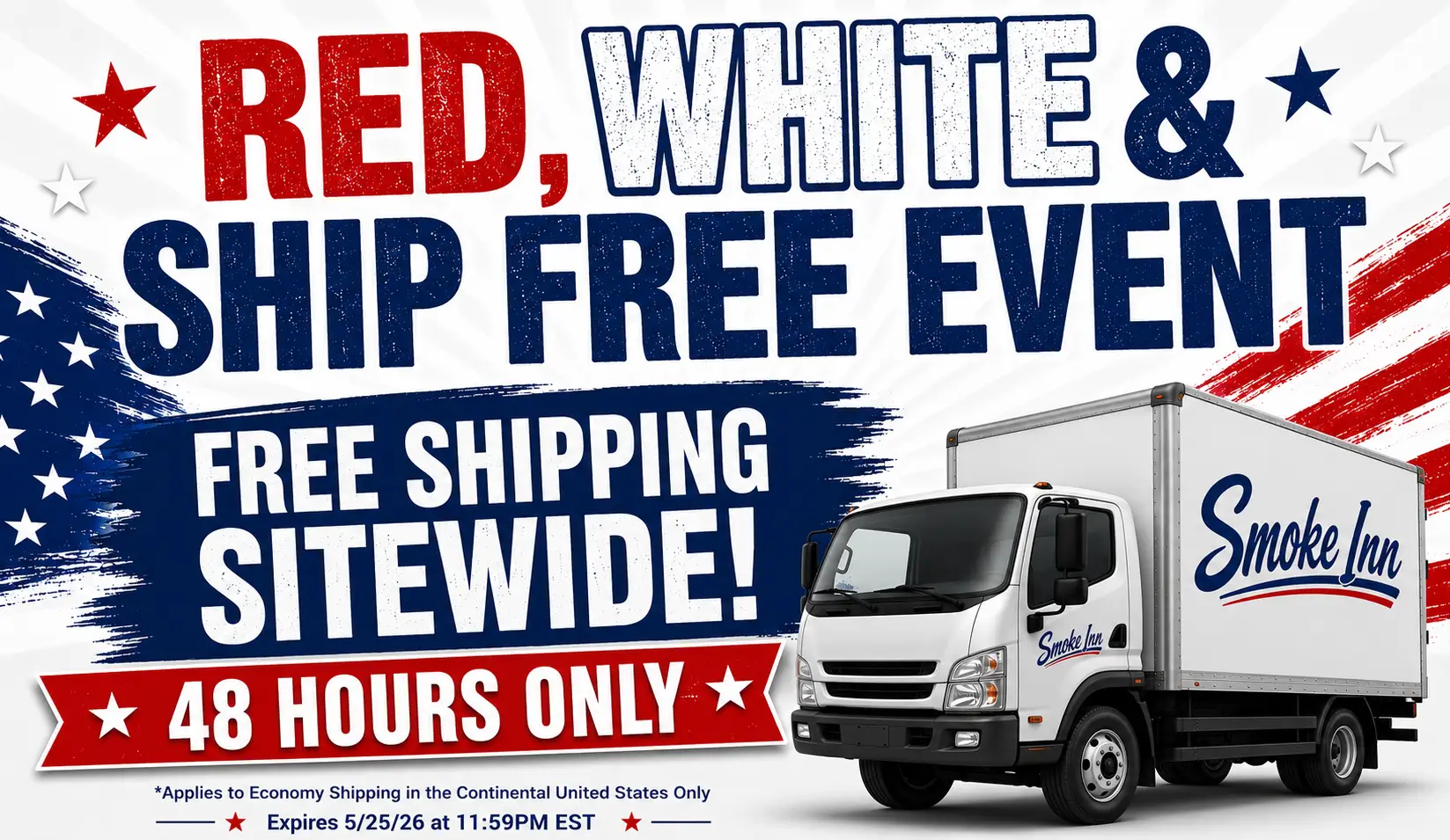 Memorial Day Free Shipping