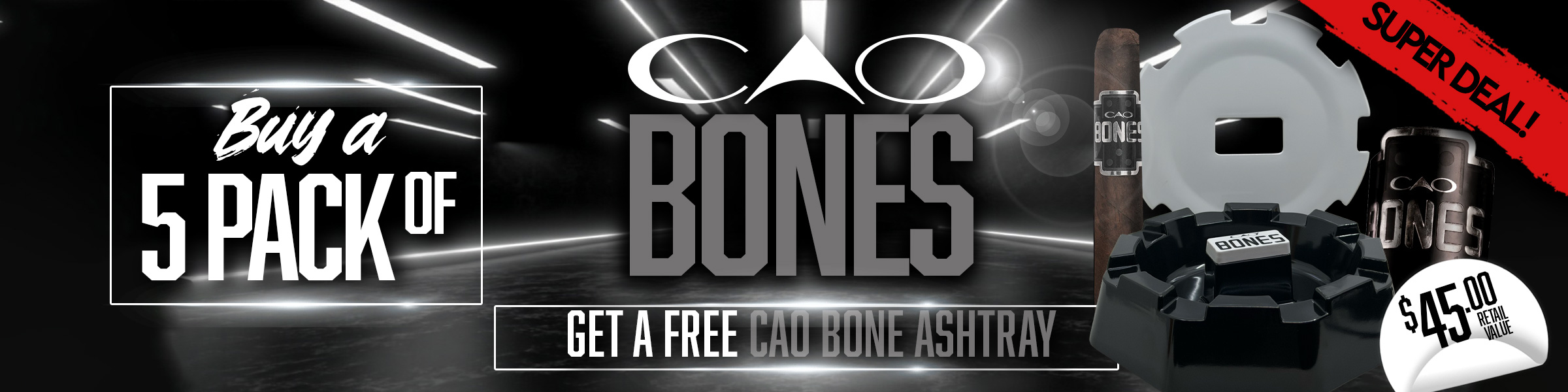 FREE CAO Bones Ashtray