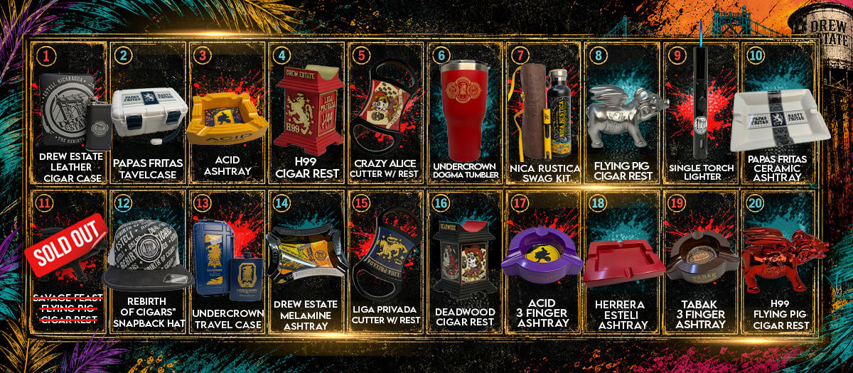 Drew Estate Choose-Your-Swag Promo Choices