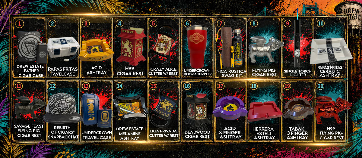 Drew Estate Choose-Your-Swag Promo Choices