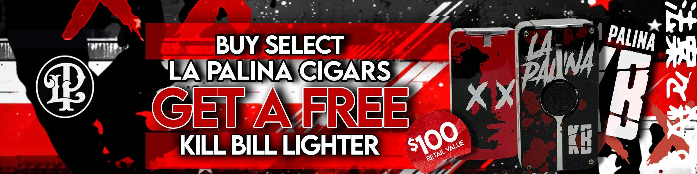 FREE La Palina Kill Bill Lighter The Albert Black