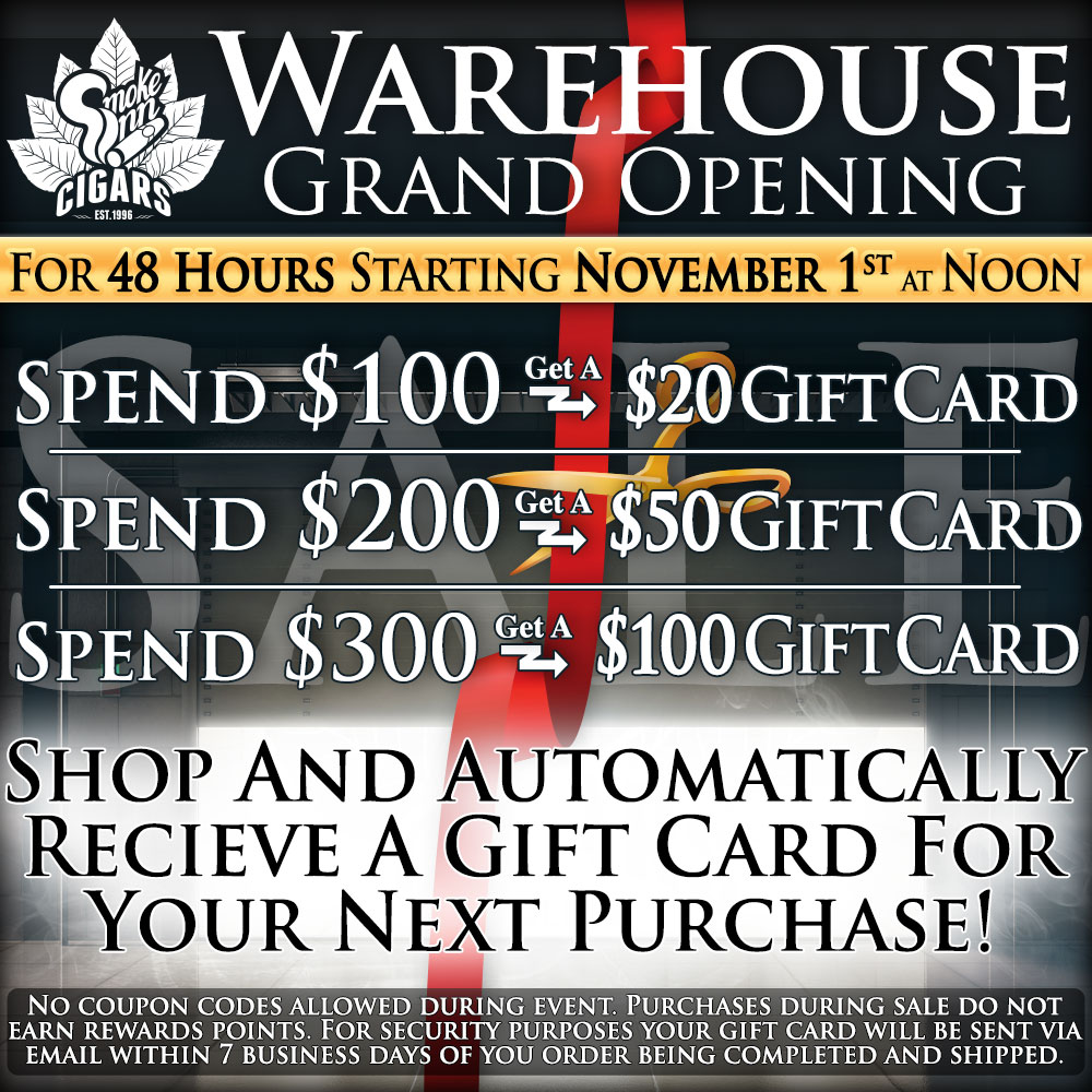 Warehouse Grand Opening Sale Event